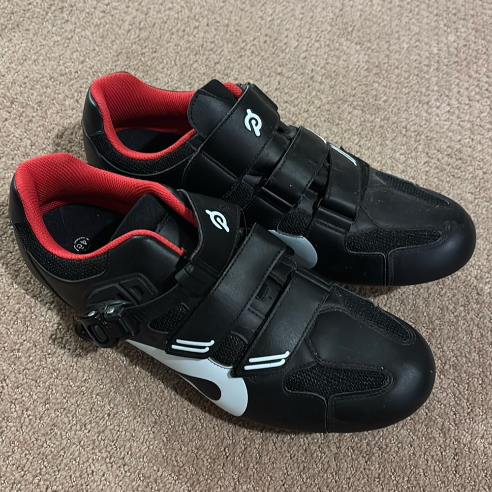 Peloton Men's Black Cycling Shoes size 46